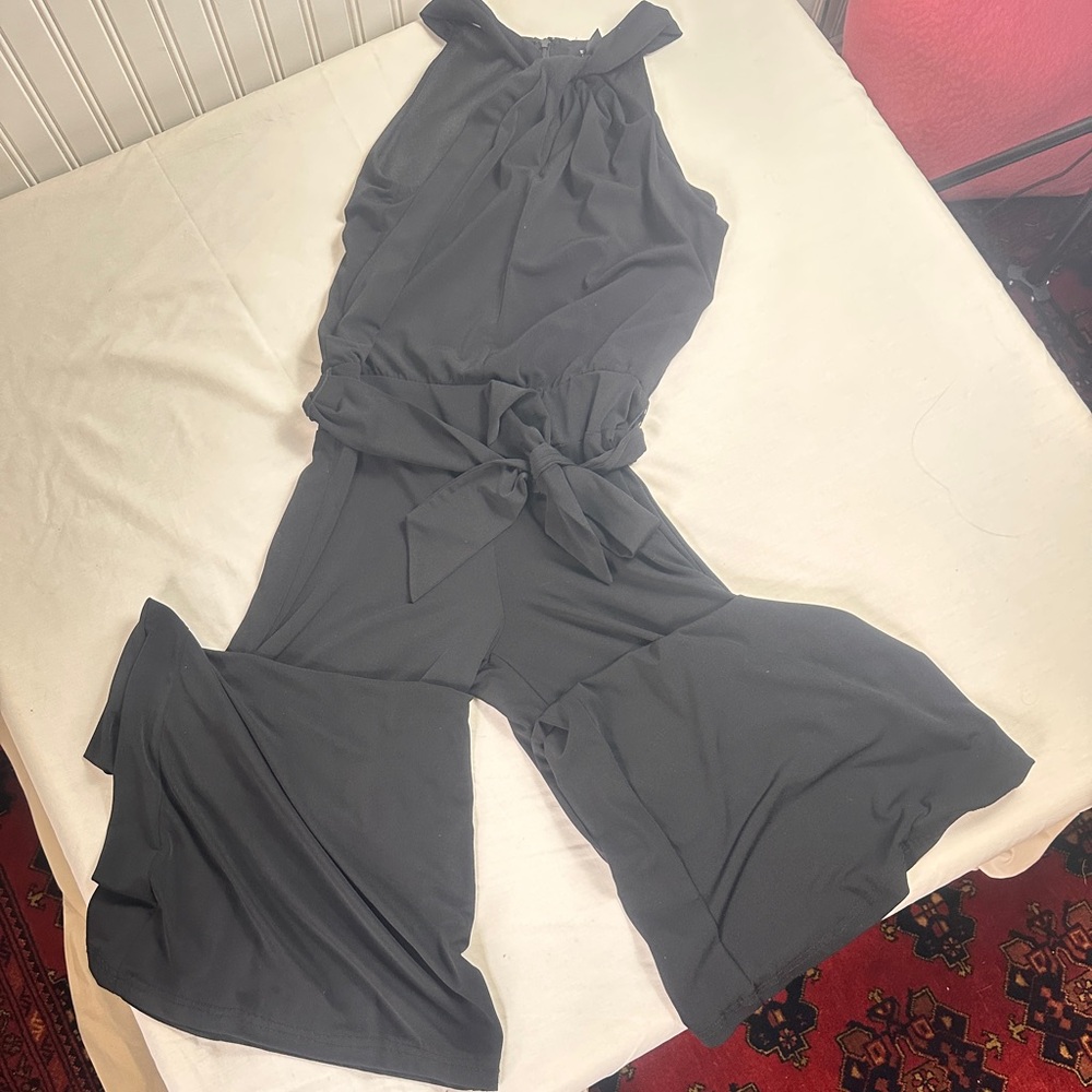 White House Black Market Charcoal Jumpsuit